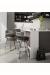 Amisco Rival Swivel Counter Stool in Modern Kitchen