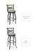 Amisco's Whisky Swivel Stool in Counter Height and Bar Height