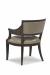 Fairfield's Gilroy Wood Upholstered Dining Chair with Arms and Nailhead Trim - View of Back