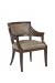 Fairfield's Gilroy Wood Dining Arm Chair in Brown