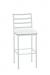 Wesley Allen's Benton Modern Beach Style Bar Stool in Blue and White