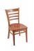 Holland's 3140 Medium Wood Dining Chair with Ladder Back Design