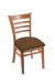 Holland's 3140 Hampton Medium Wood Dining Chair in Rein Thatch Seat Cushion