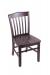 Holland's 3110 Hampton Dark Cherry Dining Chair with Slat Back Design