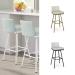 Amisco's Linea Customizable Swivel Bar Stool in a Variety of Colors