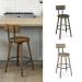 Amisco's Esteban Customizable Swivel Bar Stool in a Variety of Colors