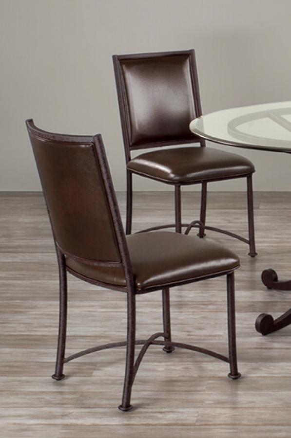 Houston • Modern Upholstered Iron Chair for Dining Rooms Customize!