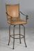 Wesley Allen's Lennon Swivel Counter Stool with Arms
