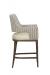Fairfield's Josie Transitional Wood Bar Stool with Arms - Side View