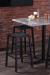 Holland's OD405 Backless Outdoor Bar Stools with Outdoor Bar Table