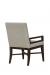 Fairfield's Macey Modern Wood Dining Arm Chair with X Base - Back View