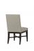 Fairfield's Macey Armless Modern Upholstered Wood Dining Chair - Back View