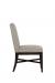 Fairfield's Macey Armless Modern Upholstered Wood Dining Chair - Side View