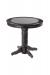 Darafeev's Balboa Poker Dining Pub Table in Graphite Wood Finish with Steel Gray Felt