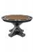 Darafeev's Trestle 8-Player Convertible Poker and Dining Table in Brown Felt Round Top