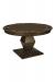Darafeev's Euclid Modern Convertible Poker and Dining Table in Brown and Taupe