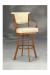Kenna Comfortable Swivel Stool with Arms #2046 by Lisa Furniture