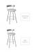 Amisco's Costa Swivel Stool in Counter Height and Bar Height