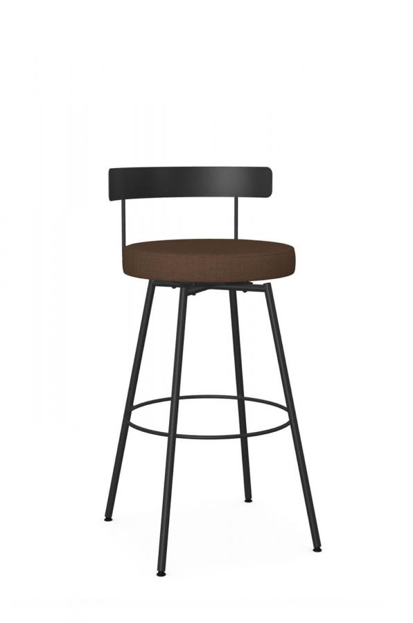 Buy Amisco's Costa Swivel Bar Stool with Low Back Free shipping!