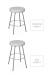 Amisco's Costa Modern Swivel Stool Available in counter and bar height