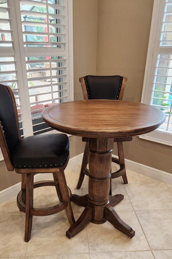 Buy Darafeev's Del Mar Wood Pub Table in 30" Round Top Free shipping!