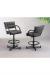 Laze Modern, Comfortable Swivel Stool with Arms by Lisa Furniture