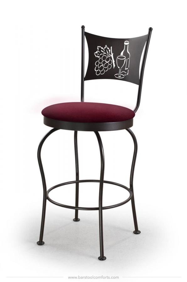 Trica's Art Collection Swivel Bar Stool • Barstool Comforts