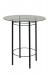 Trica's Astro Bar Height Table with Glass Top