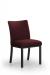 Trica's Biscaro Black Dining Chair in Red Fabric