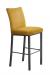 Trica's Biscaro Black and Yellow Bar Stool with Back