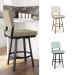 Amisco's Mathilde Customizable Swivel Bar Stool in a Variety of Colors