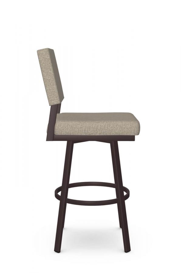 Buy Amisco's Mathilde Upholstered Swivel Bar Stool Free shipping!