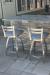 Holland's Catalina Outdoor Swivel Bar Stools with Low Back in Outdoor Kitchen