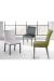 Biscaro Chair shown in White, Gray, and Green