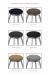 Holland's Misha Backless Swivel Outdoor Stool - Available in 6 Cushion Colors