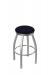 Holland's Misha Outdoor Backless Swivel Bar Stool in Breeze Sapphire