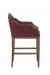 Fairfield's Anderson Traditional Bar Stool with Arms in Leather - Side View
