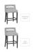 Fairfield's Doyers Street Wood Bar Stool in Counter Height and Bar Height
