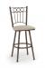 Trica Charles 1 Swivel Stool with Fence Back Design