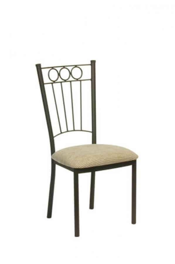 Trica's Charles Traditional Side Chair with High Back • Barstool Comforts