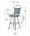 Trica's Creation Collection Counter Height Dimensions