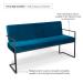 Wesley Allen's Marzan Modern Blue Bench - Customizable and Arrives Assembled