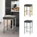 Trica's Day Modern Backless Bar Stool in Custom Color Choices