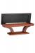Darafeev's Treviso Traditional Upholstered Bench with Storage in Natural Wood - Opened