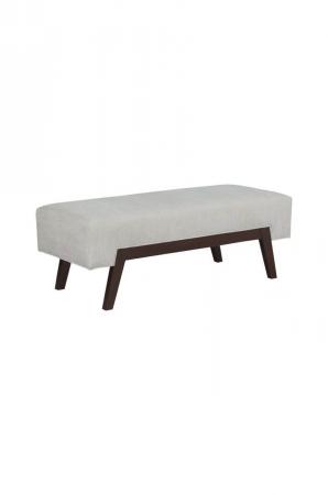 Fairfield's Lorain Modern Wood Upholstered Bench