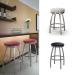 Trica's Henry Modern Backless Swivel Bar Stool in Custom Color Choices
