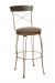 Trica Laura Swivel Stool with Round Upholstered Seat
