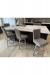 Trica's Nicholas Modern Counter Stools in Modern Stainless Brown Kitchen