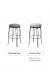 Trica Pat Swivel Stool - Available in Standard Seat or Comfort Seat