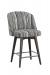 Fairfield's Morrison Wood Swivel Upholstered Counter Stool with Low Back